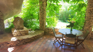 Terrasse couverte